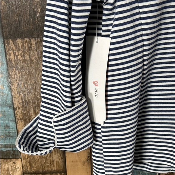 Erin  London Blue and White Striped sailorWomen's Jacket - Picture 6 of 16